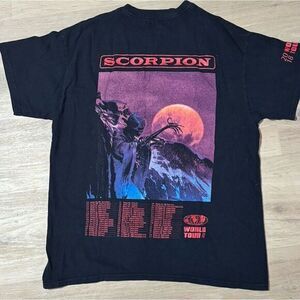 Drake T Shirt Men's Size L Black Band Tee 2018 Scorpion Tour‎ Black 2-Sided OVO
